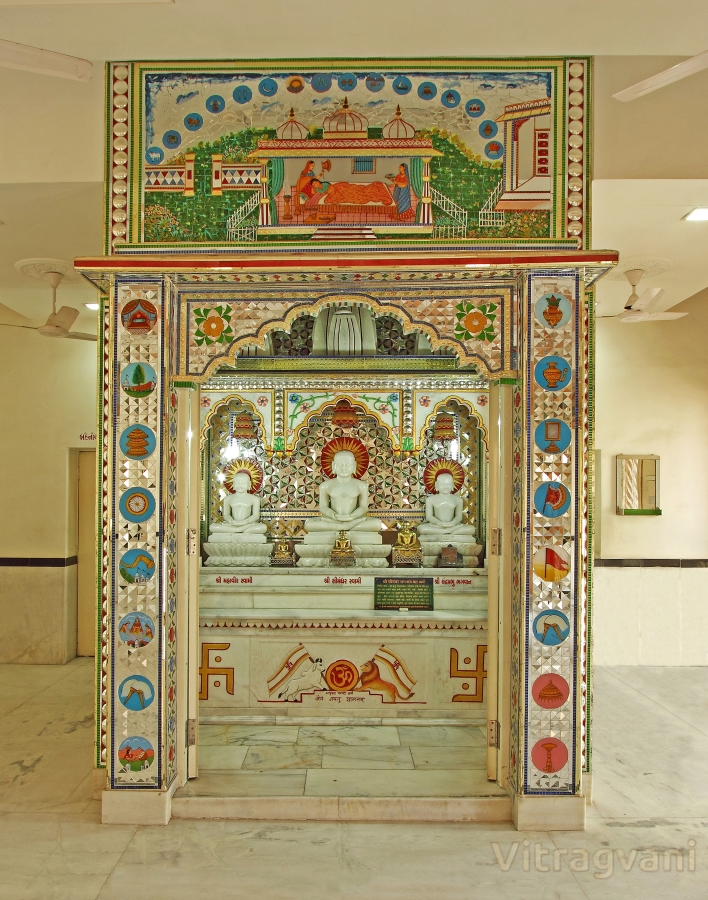 Shree  Simandhar Swami Digambar Jin Mandir, Maninagar